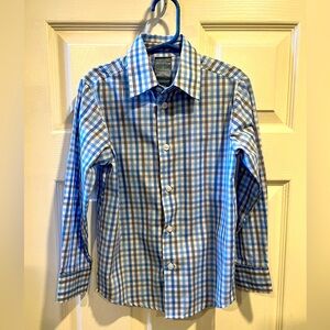 NAUTICA Boys Plaid Dress Shirt